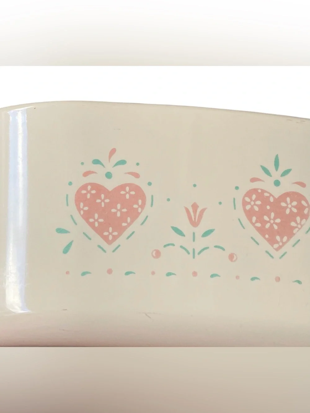 VTG Corning Ware Hearts Forever Yours 2 Liter Casserole Dish A-2-B Cottagecore